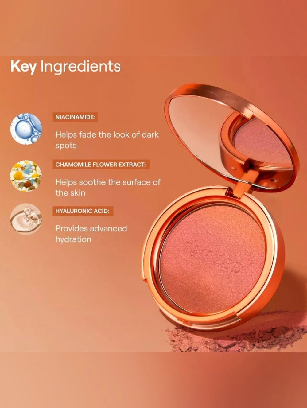 Live Tinted Huebeam Gradient Blushing Bronzer-Color: Sonoran Sunrise -New In Box